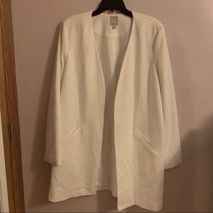 Long Halogen Open Blazer